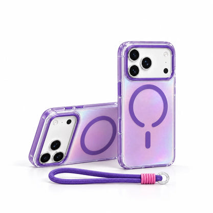 Funda Glamour Iridiscente con Colgante Rivelina™